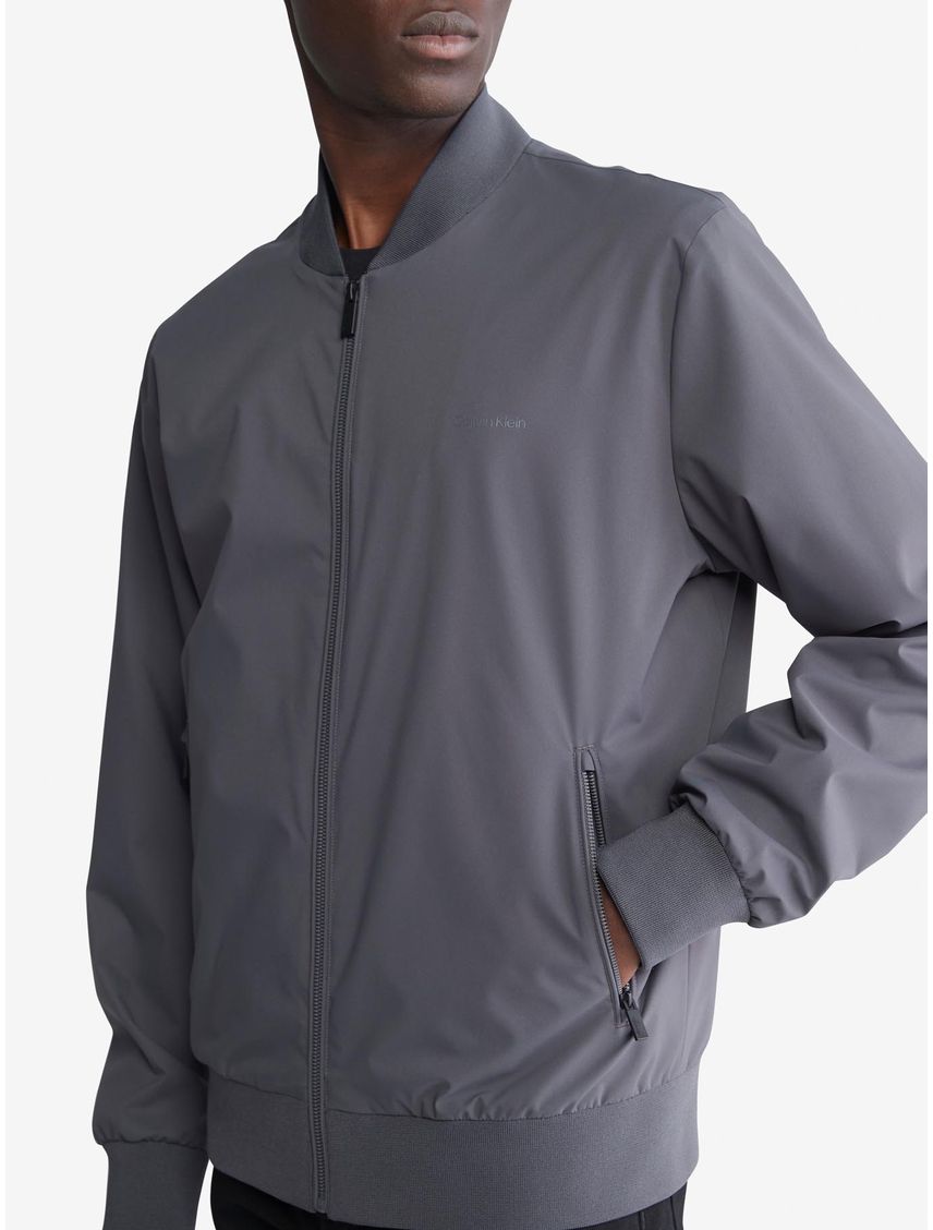 Campera bomber con cremallera
