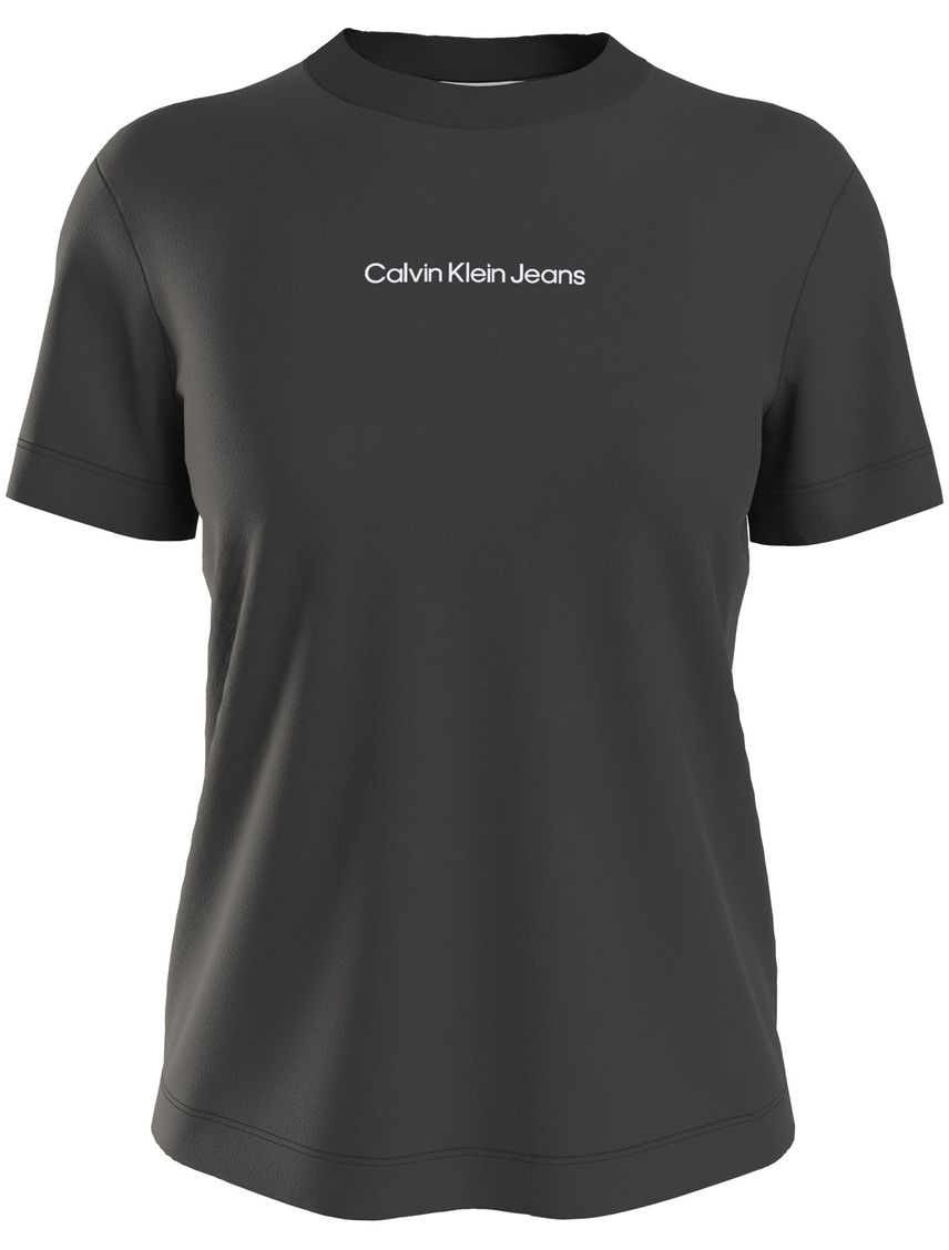 Remera manga corta con logo institutional