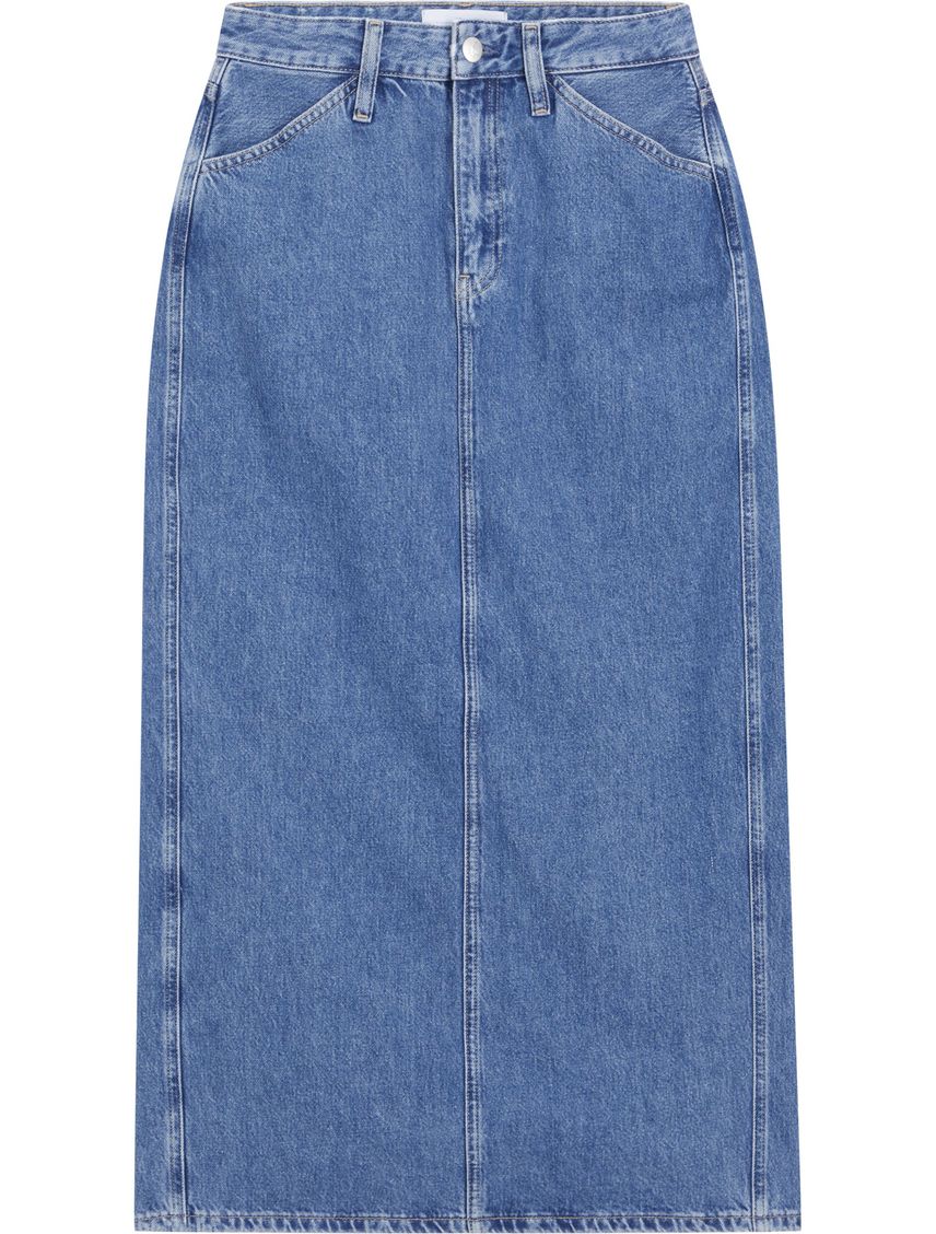 Falda larga denim