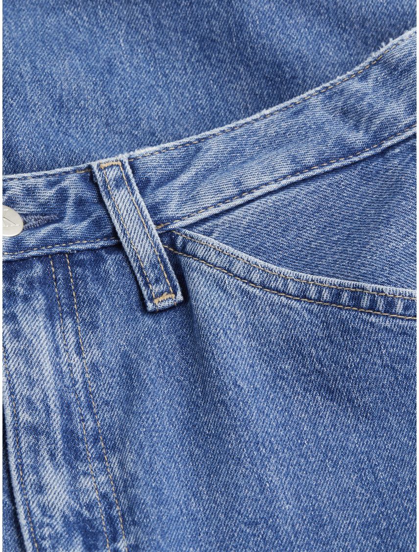 Falda larga denim
