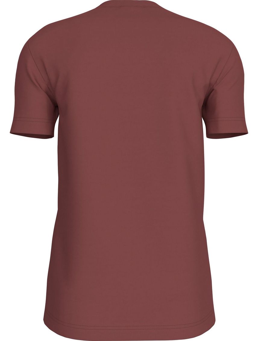 Remera con logo institutional bicolor