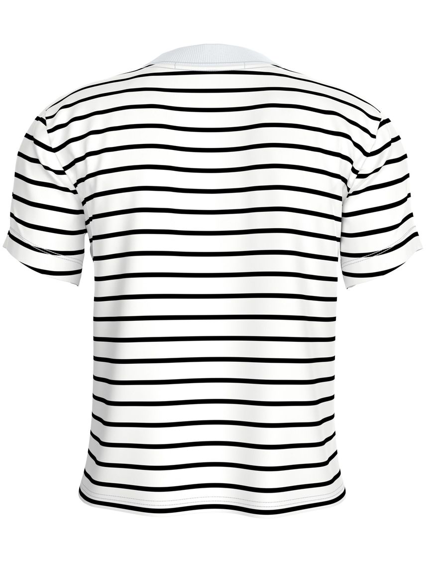 Remera corta de algodón