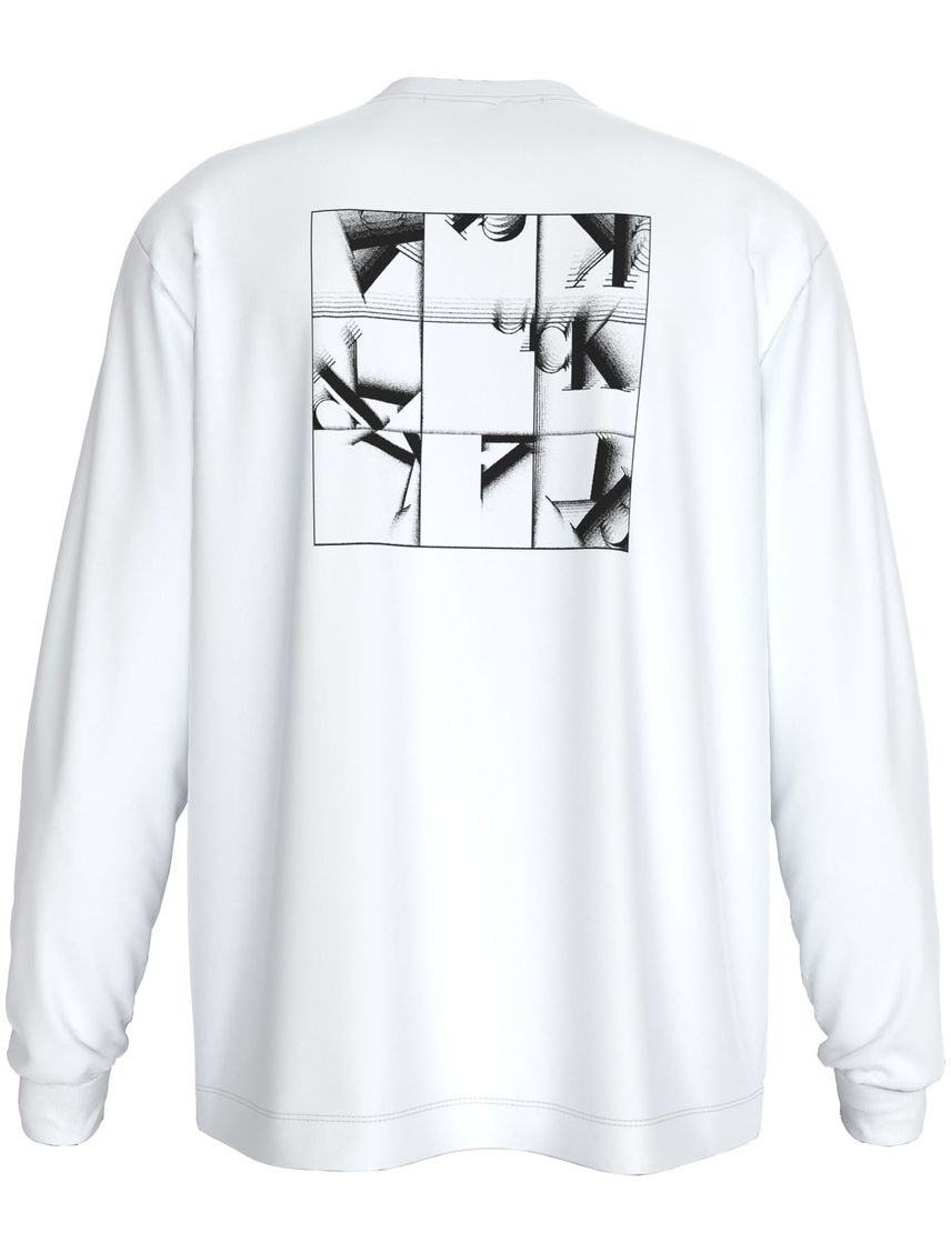 Remera manga larga con monogram