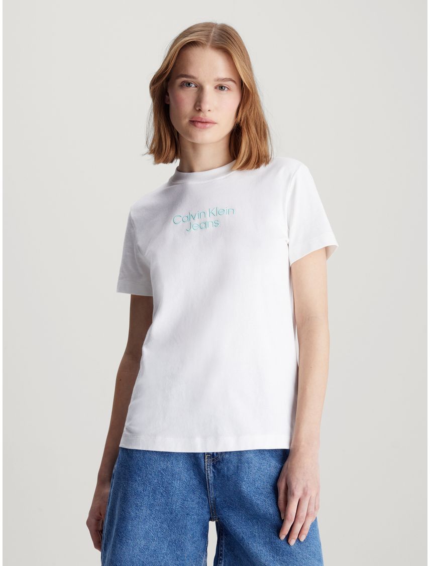 Remera regular con logo