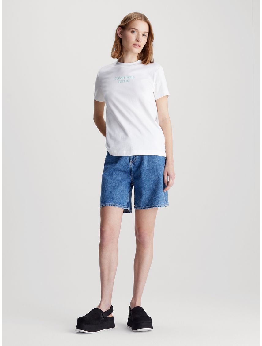 Remera regular con logo