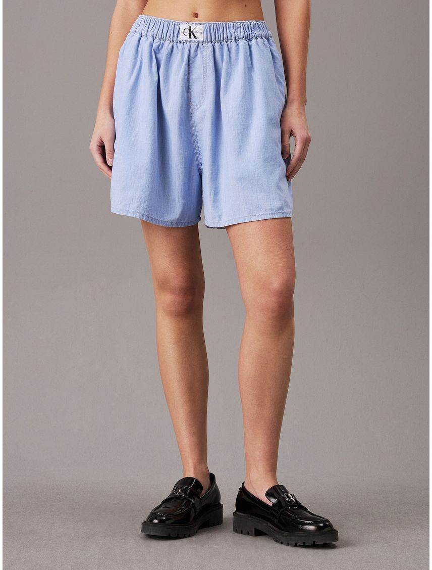 Shorts bóxer denim holgados