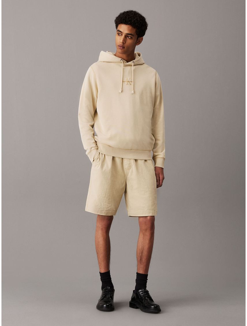 Shorts de algodón texturizado