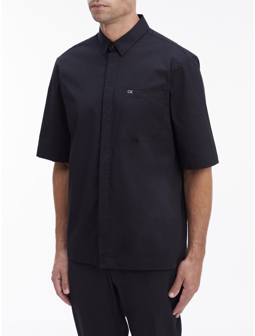 Camisa de manga corta boxy