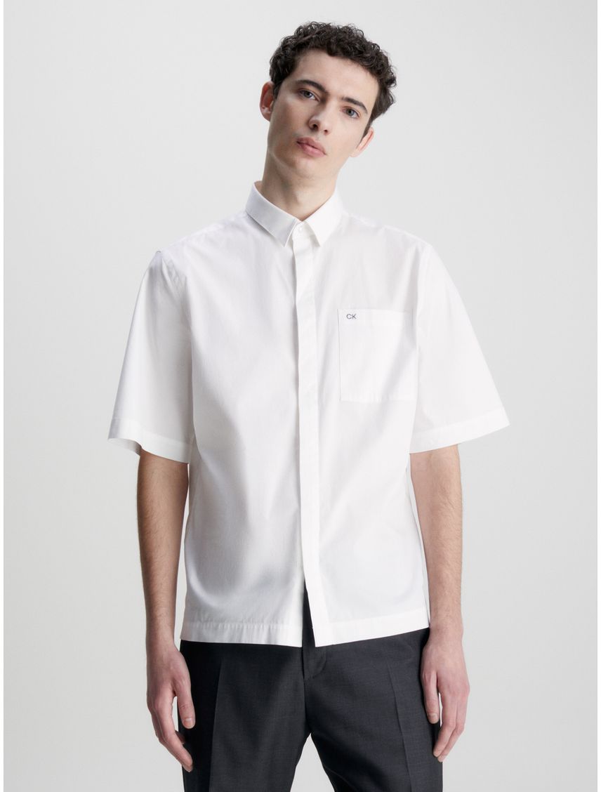 Camisa de manga corta boxy