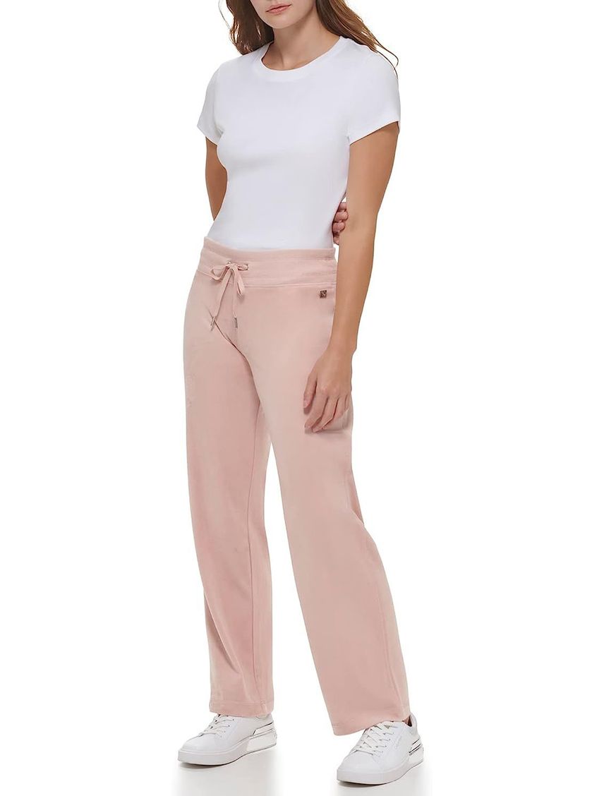 Pantalón Velour Wide Leg