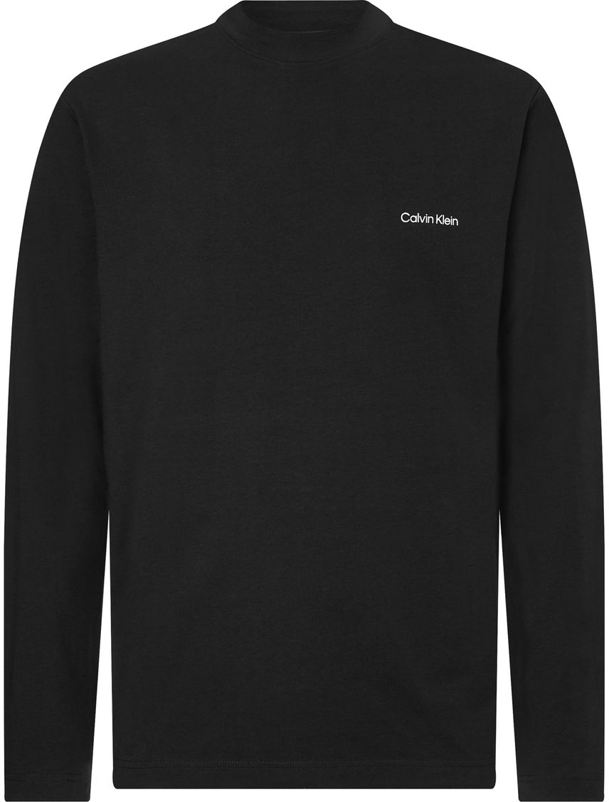 Remera de manga larga con cuello perkins