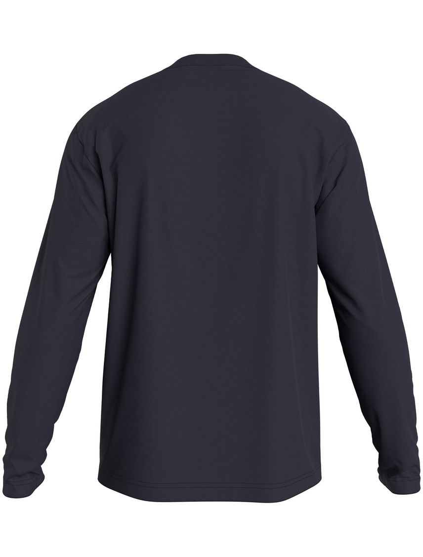 Remera de manga larga con cuello perkins