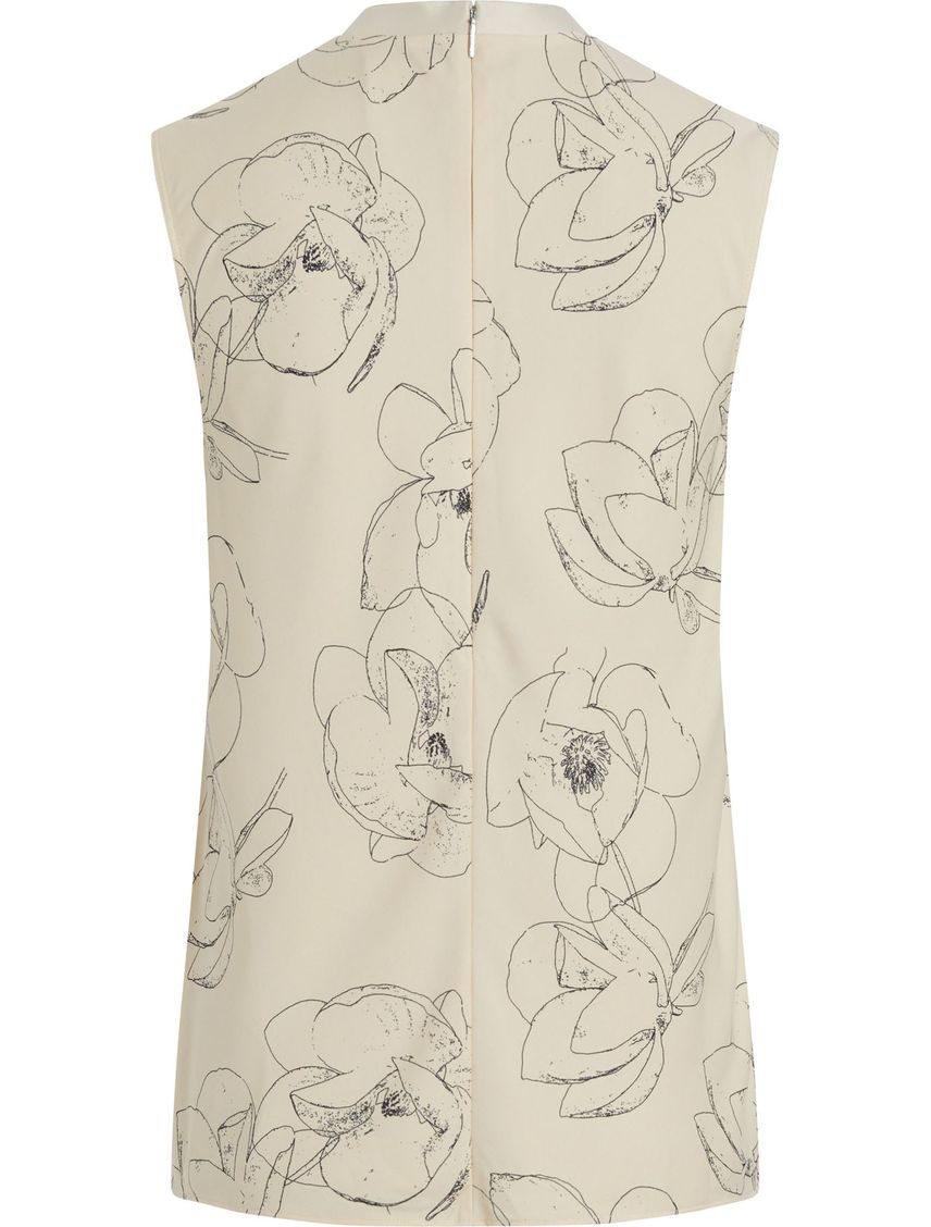 Remera de tirantes de crepé