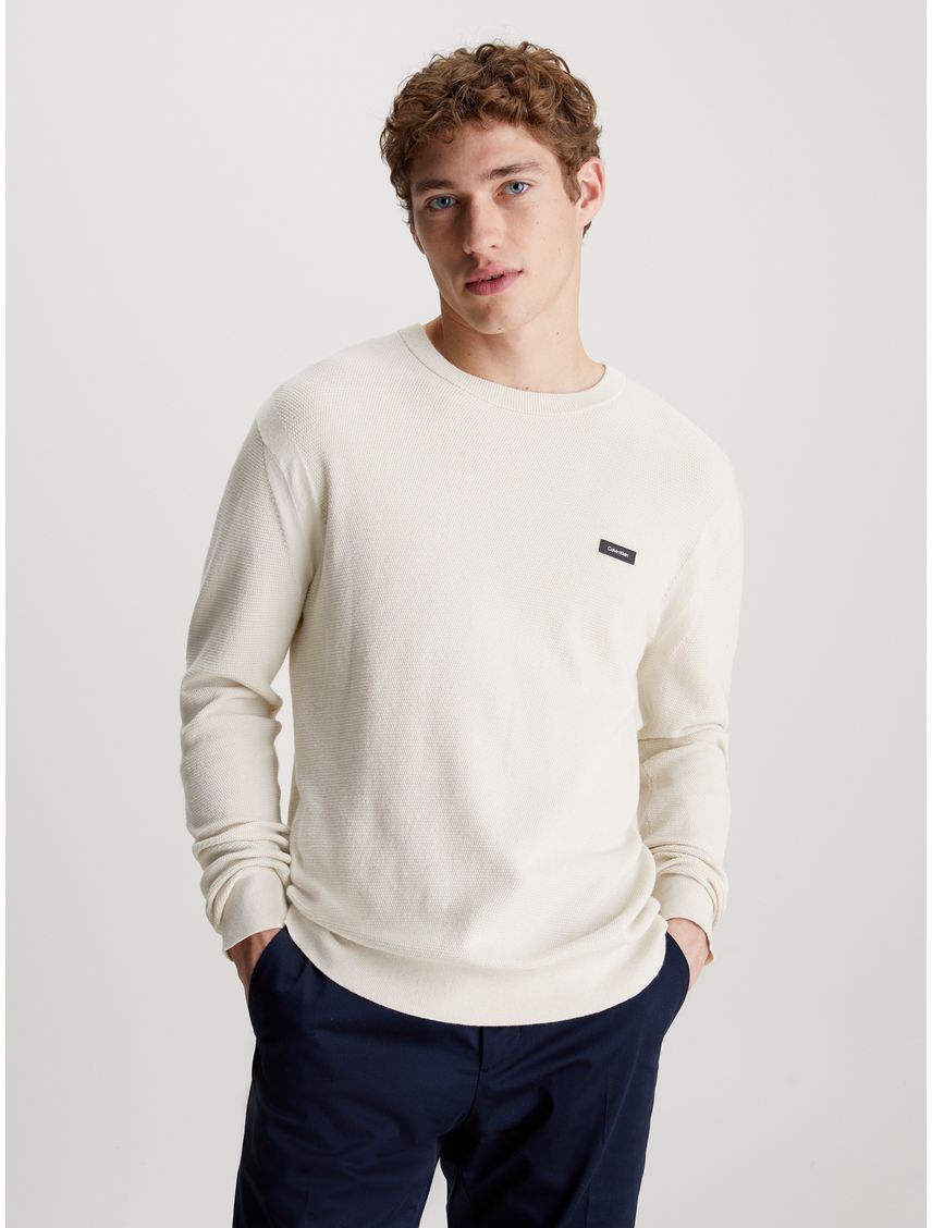 Sweater de punto texturizado