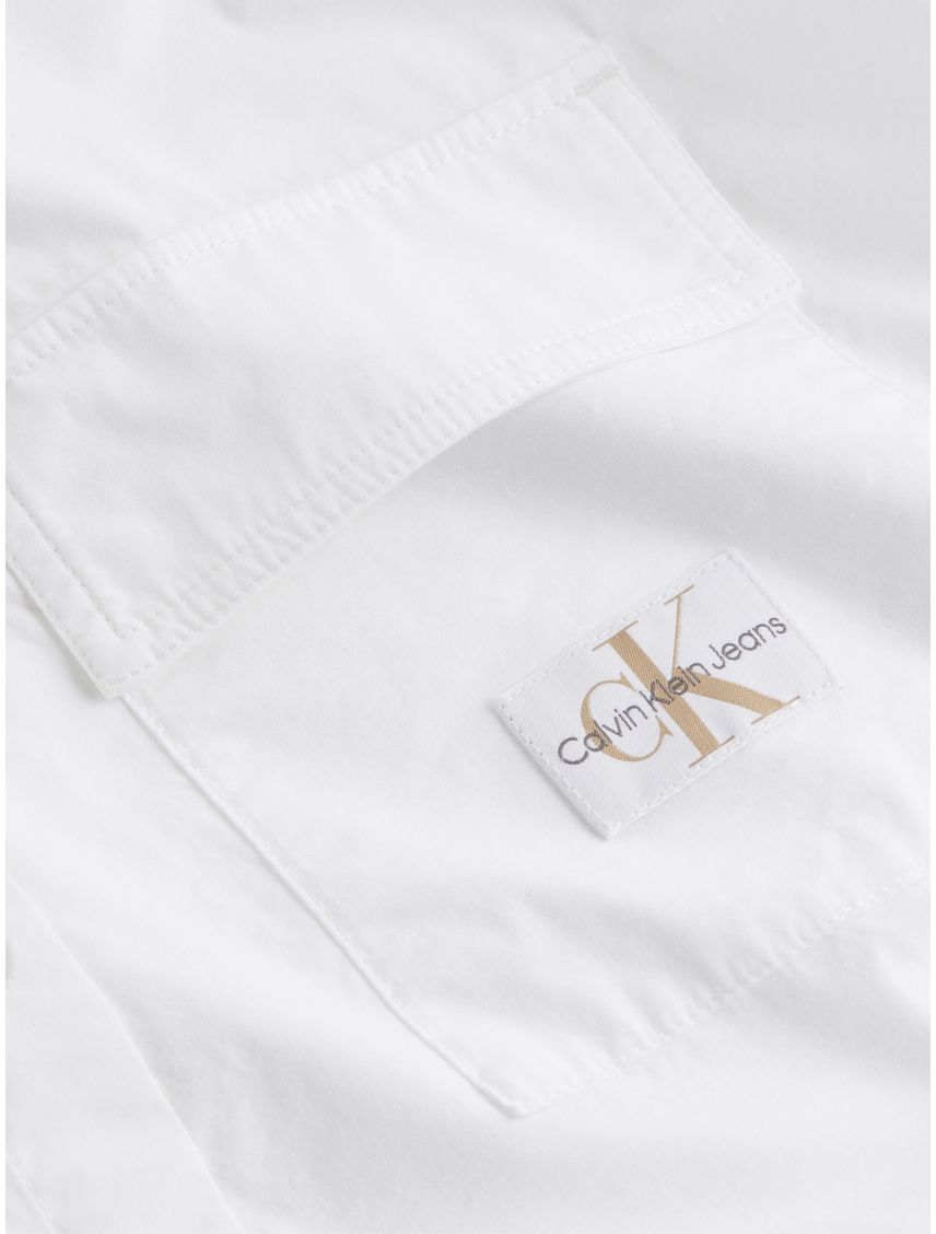 Camisa utility oversized de algodón