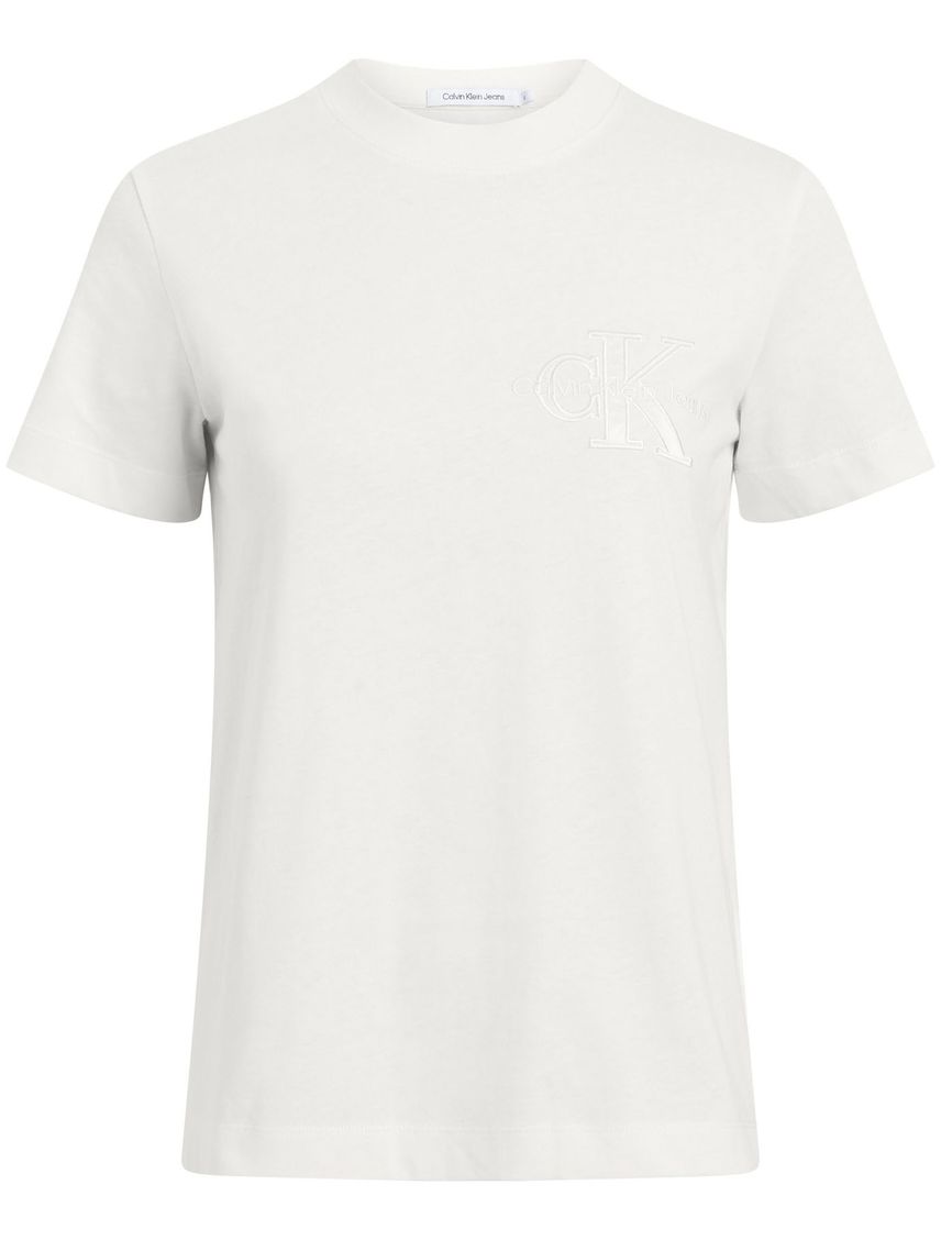Remera regular con aplique de satén