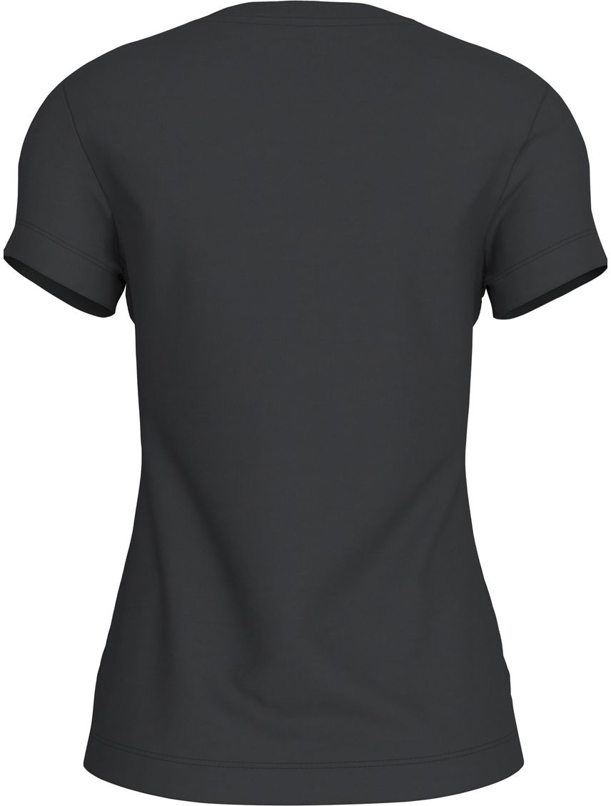 Remera slim con monograma desvanecido