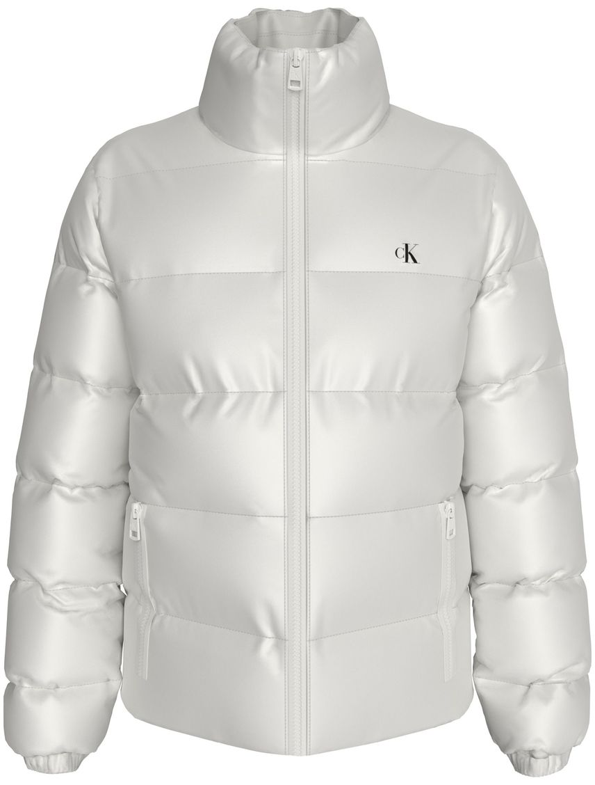 Campera acolchada con mini monograma