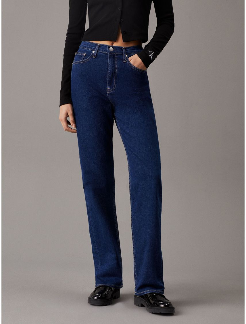 High Rise Straight jeans