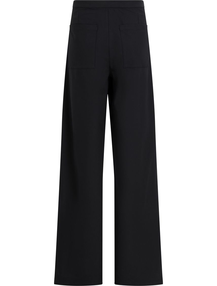 Pantalón de punto de pierna ancha