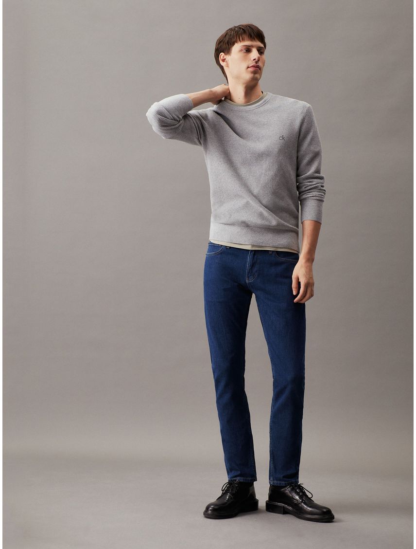 Sweater de punto texturizado gofrado