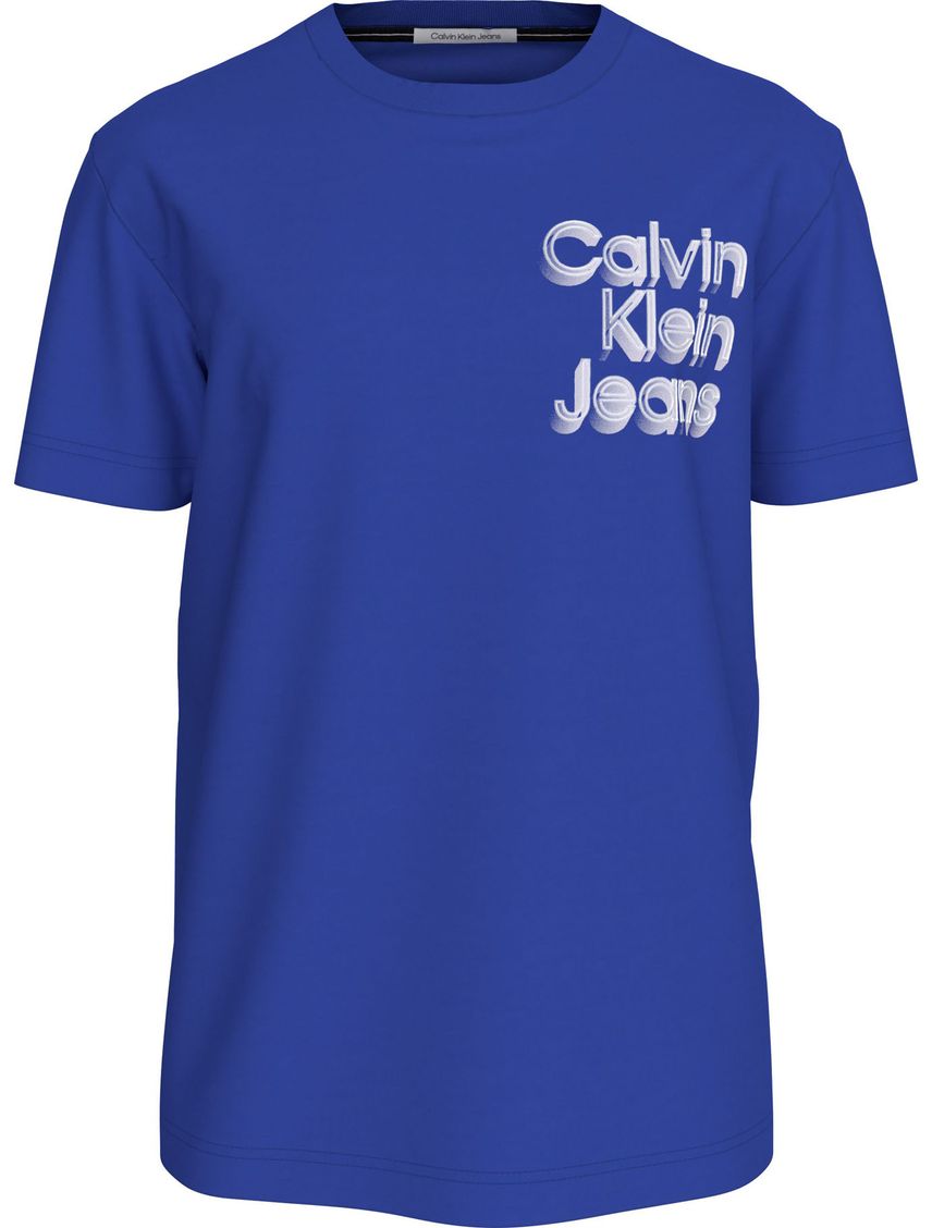 Remera con logo apilado eufórico