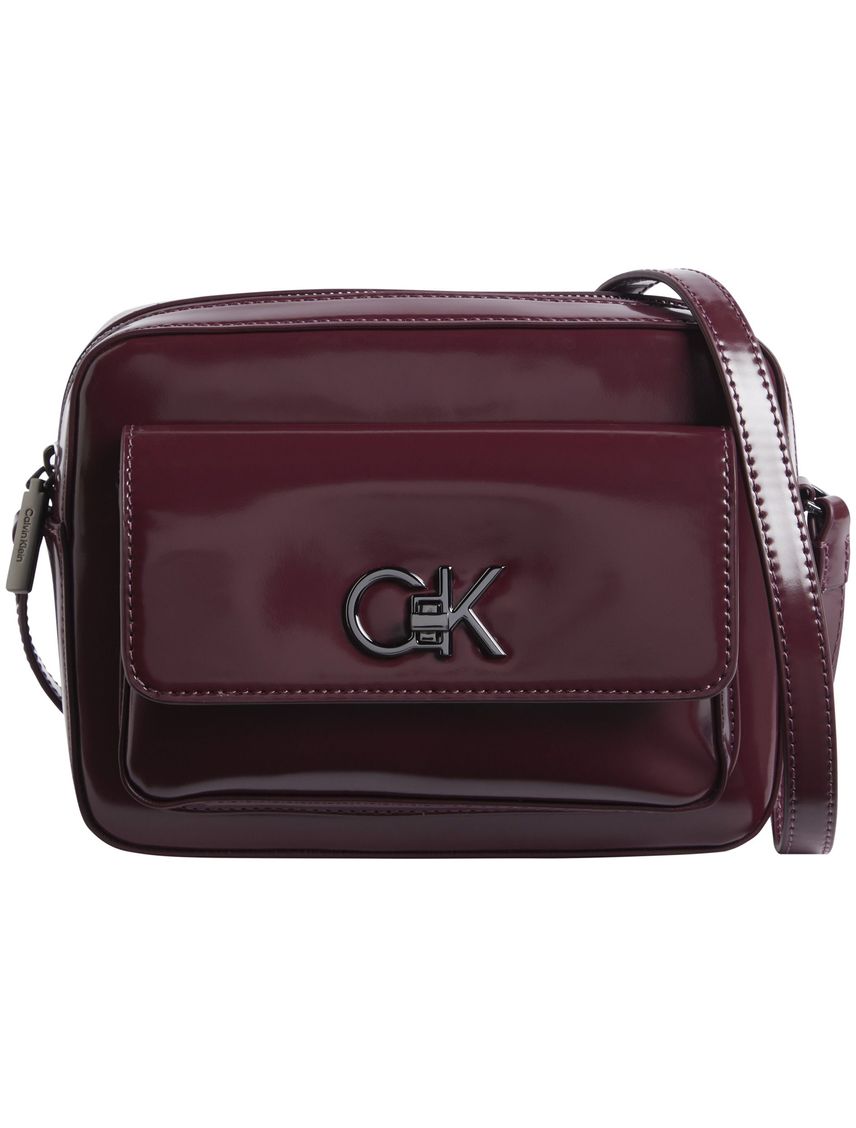 Cartera re-lock con acabado brillante