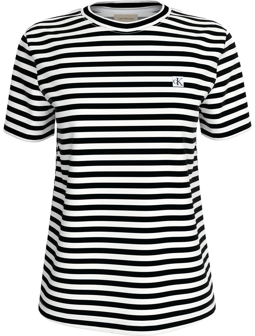 Remera de algodón con insignia