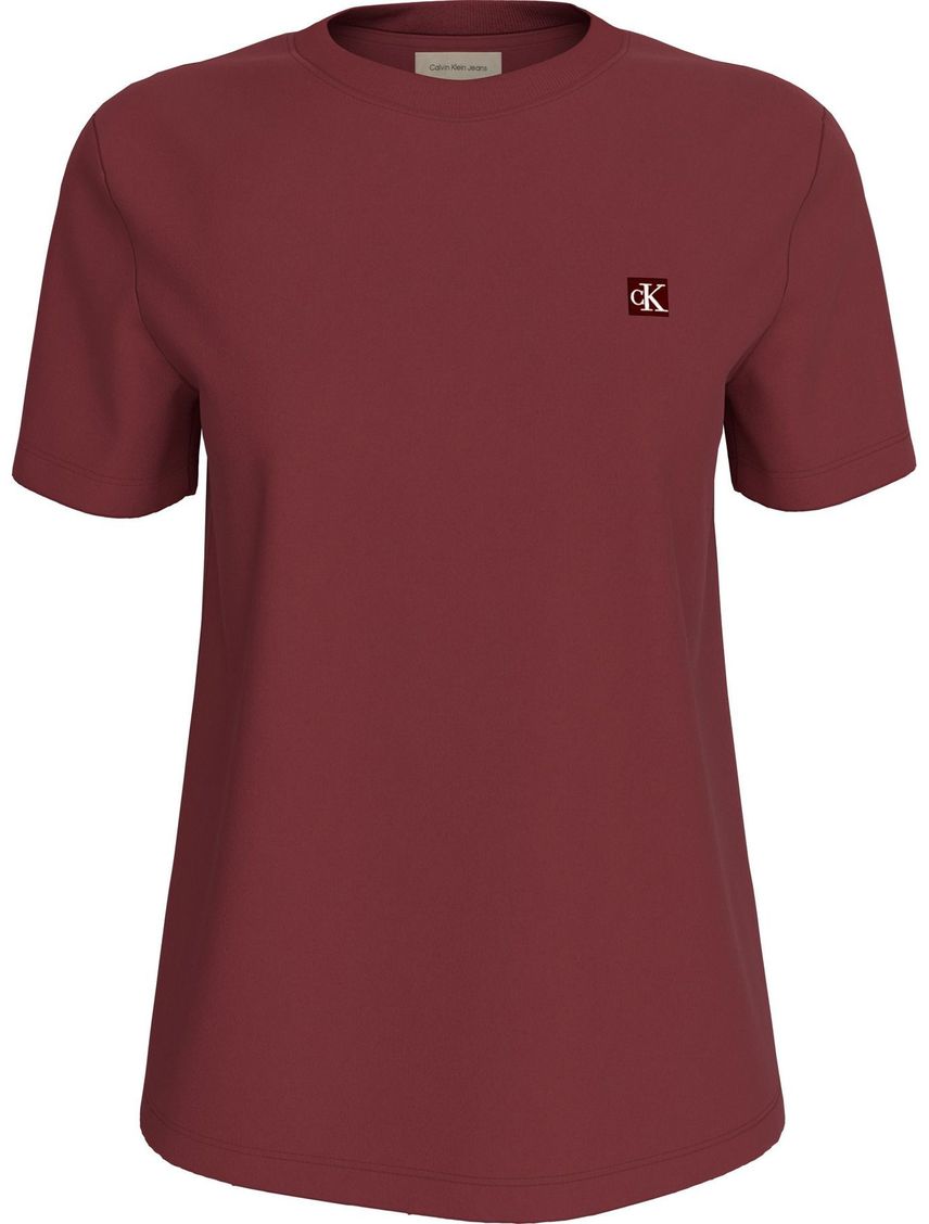 Remera de algodón con insignia