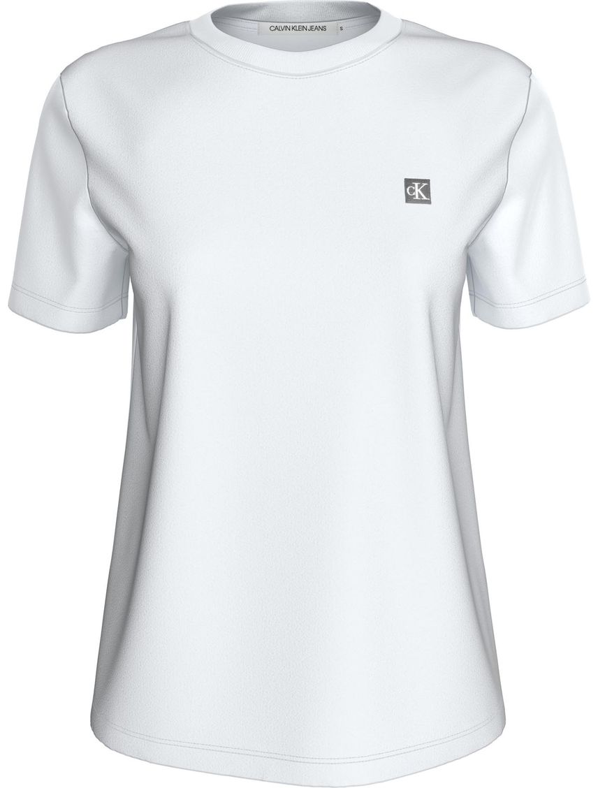 Remera de algodón con insignia