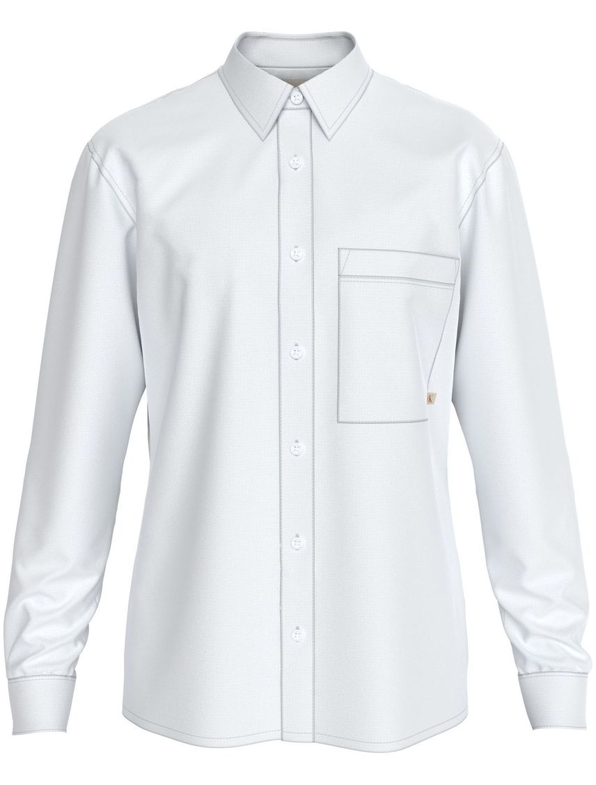 Camisa oxford manga larga