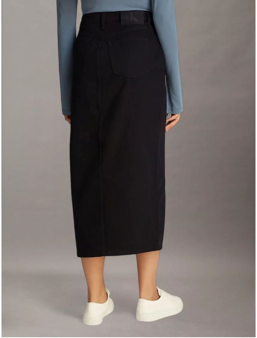 Falda larga denim