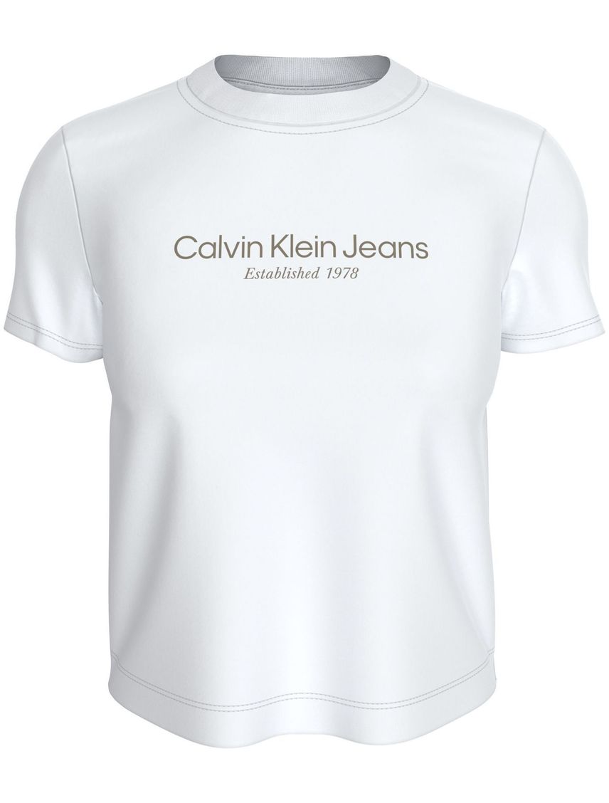 Remera regular con logo institutional