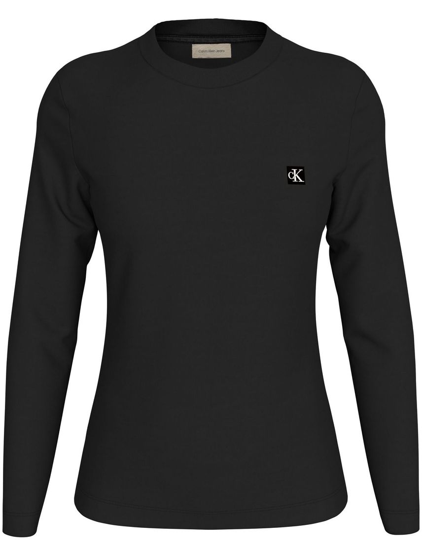 Remera regular manga larga