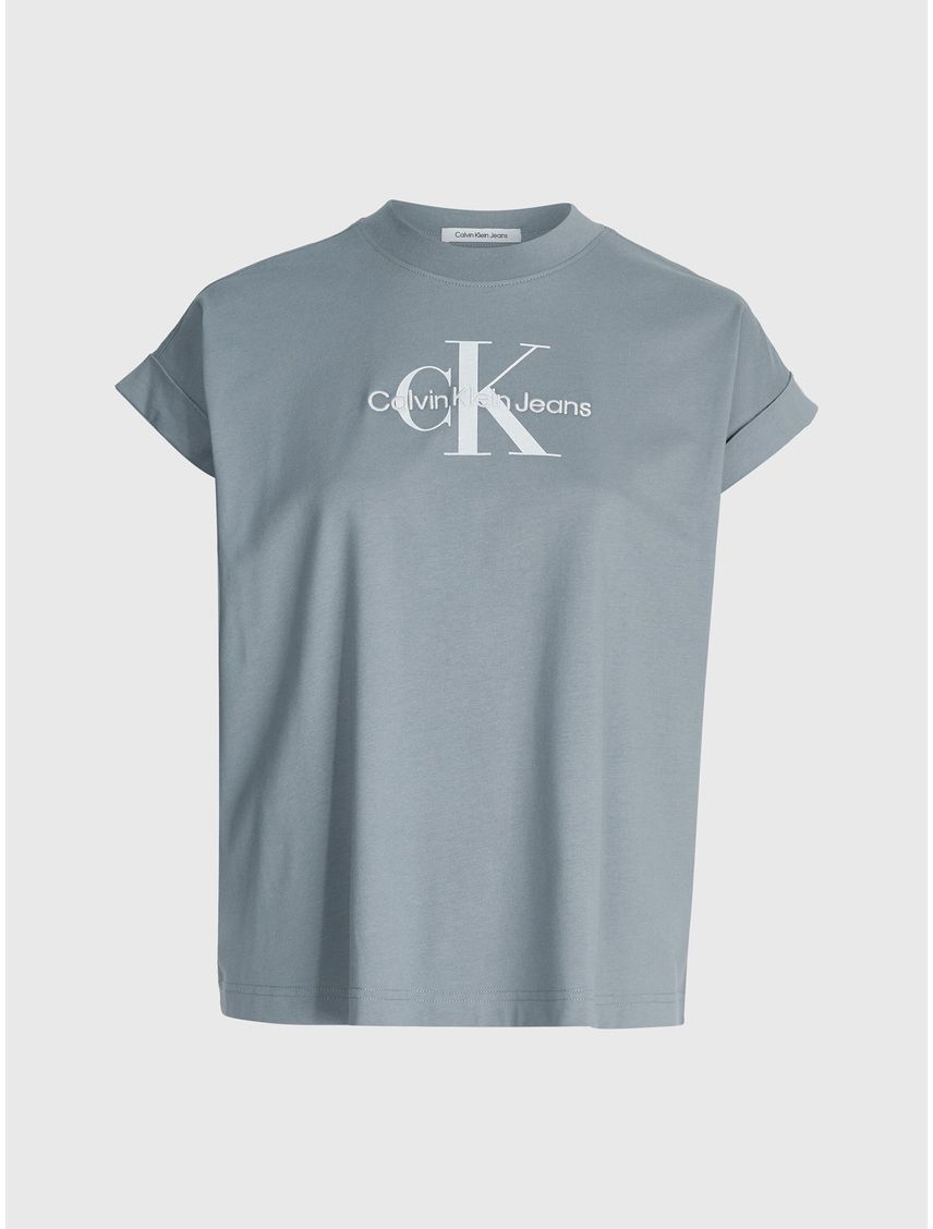 Remera relaxed con monograma
