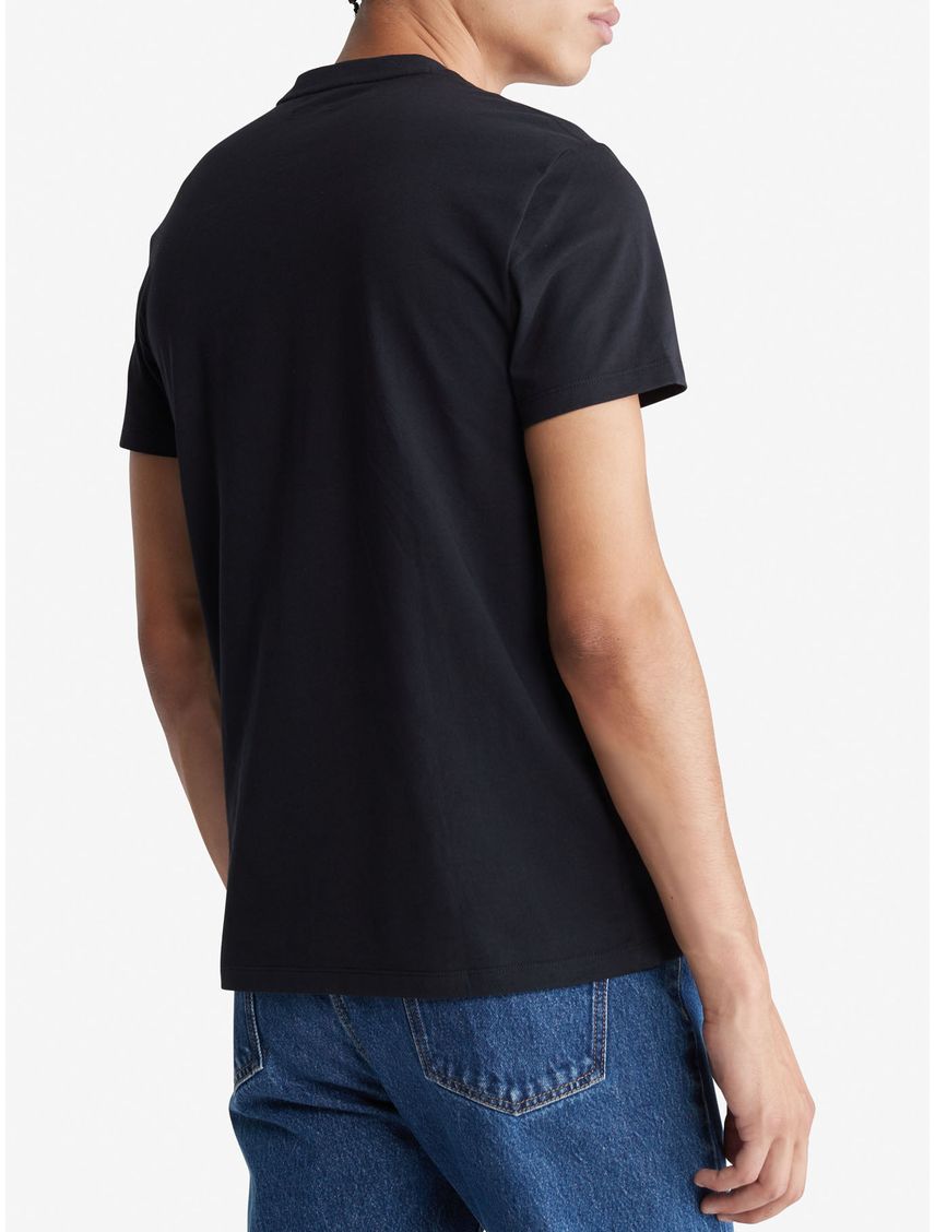 Remera slim de algodón