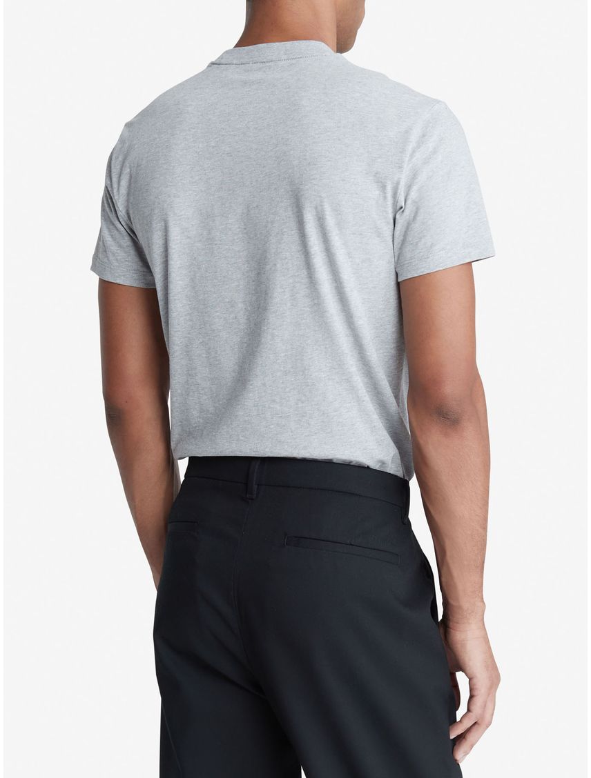 Remera slim de algodón