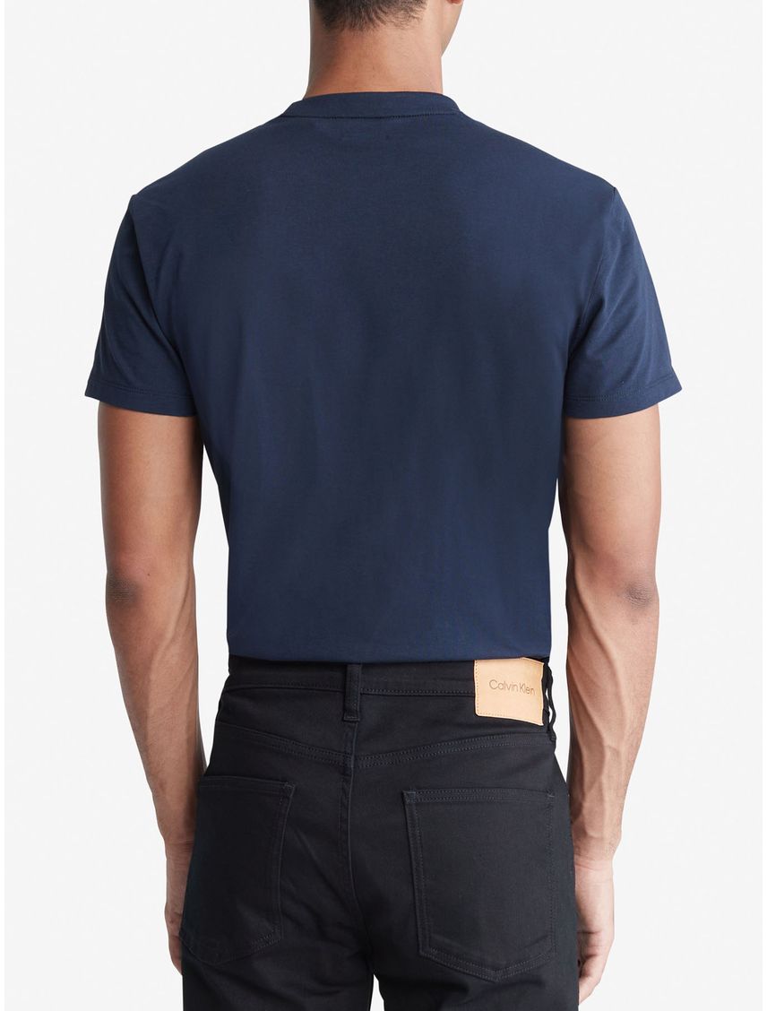 Remera slim de algodón