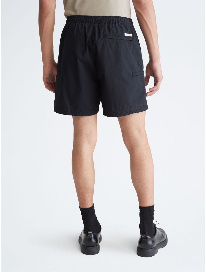 Short poplin con elástico