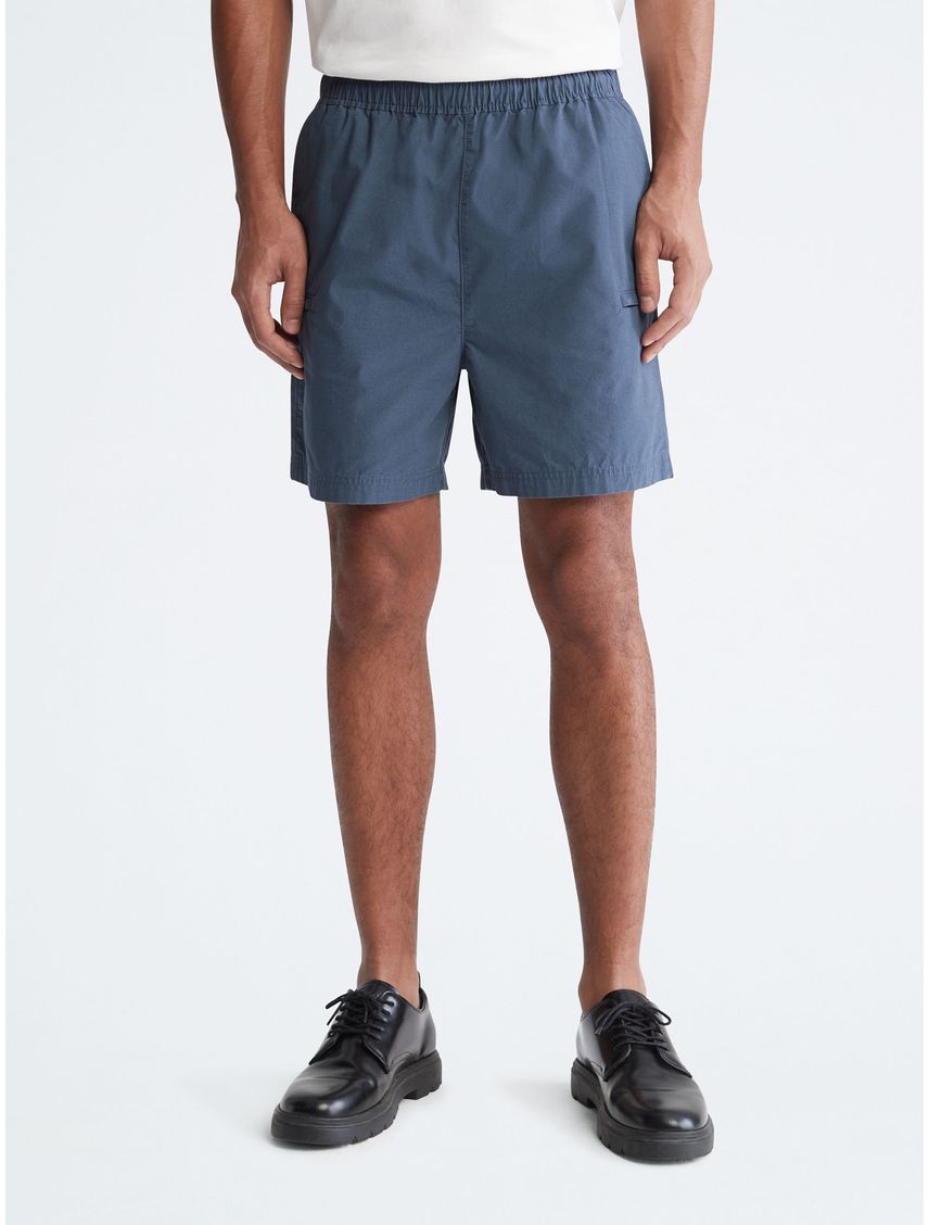 Short poplin con elástico