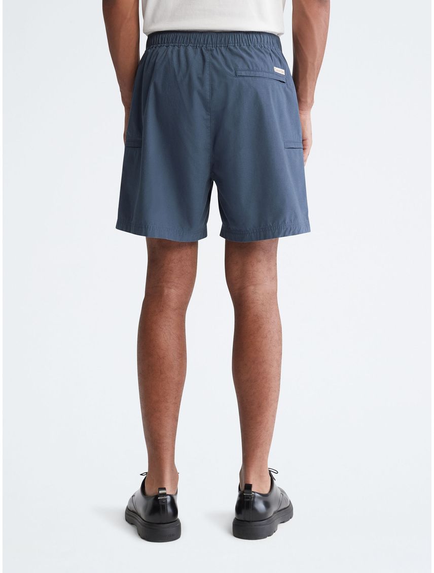 Short poplin con elástico
