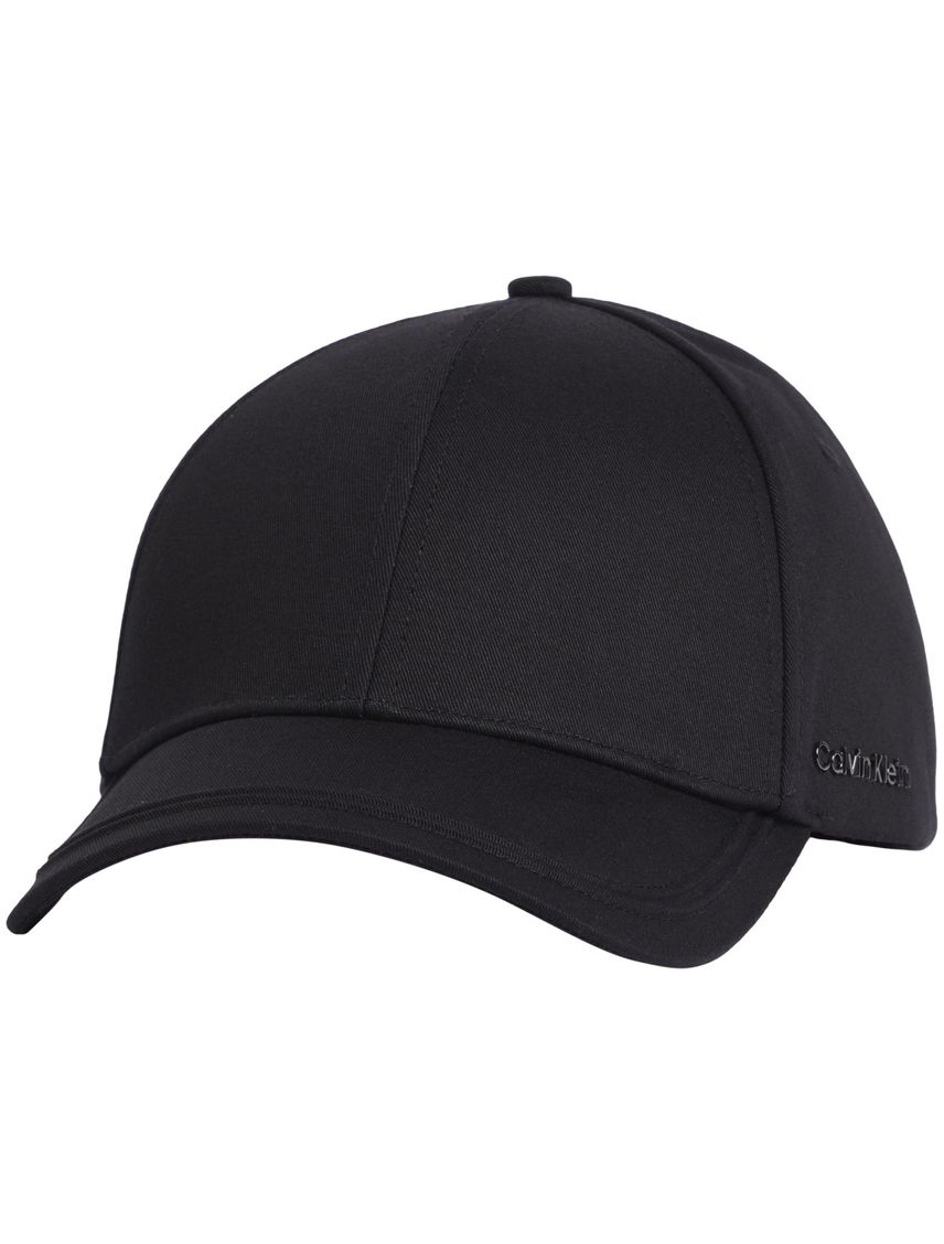 Gorra con logotipo de metal tonal