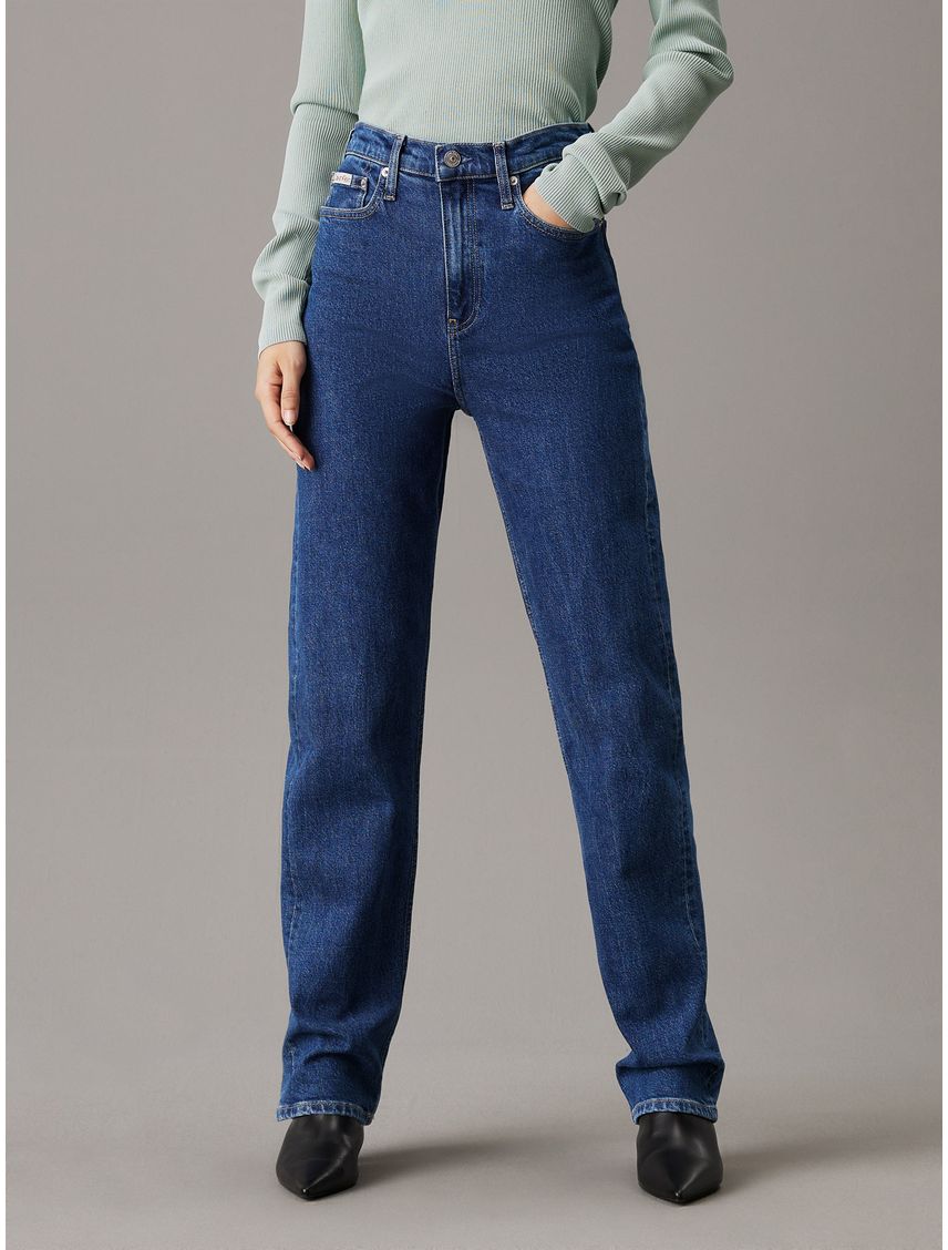 Jeans high rise straight