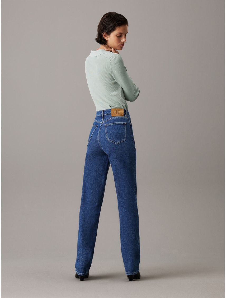 Jeans high rise straight