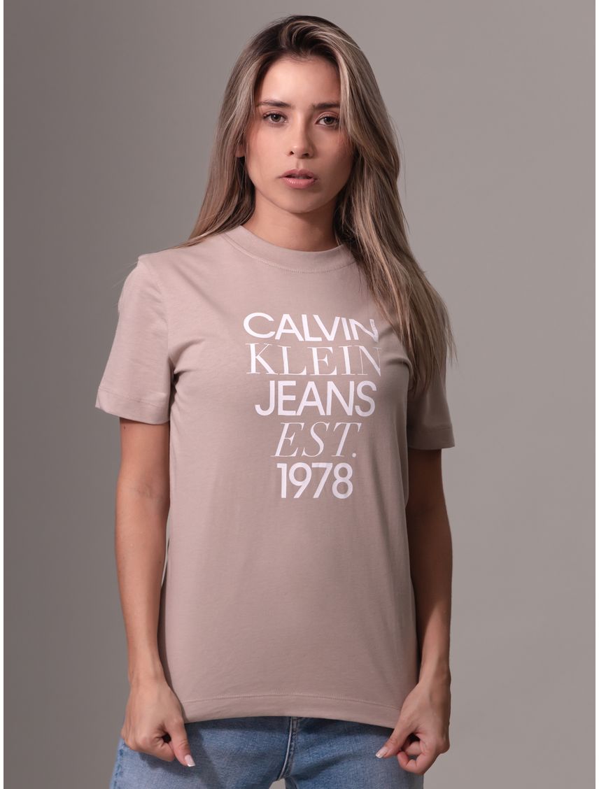 Remera regular con logo mixed