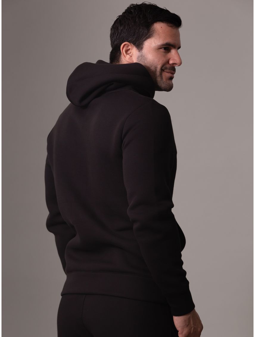 Buzo spacer con cremallera y capucha