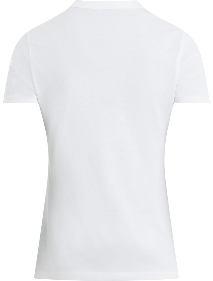 Remera slim con logotipo bordado