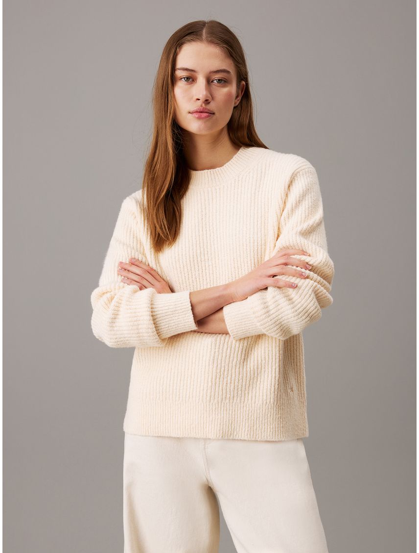 Sweater buclé de canalé