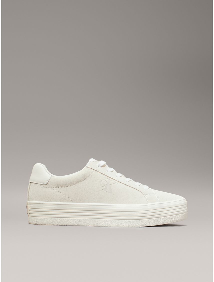 Zapatillas de ante de plataforma