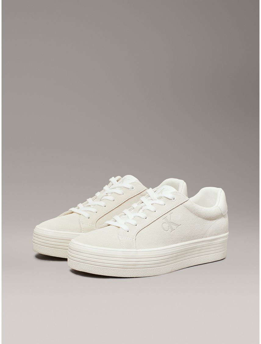 Zapatillas de ante de plataforma
